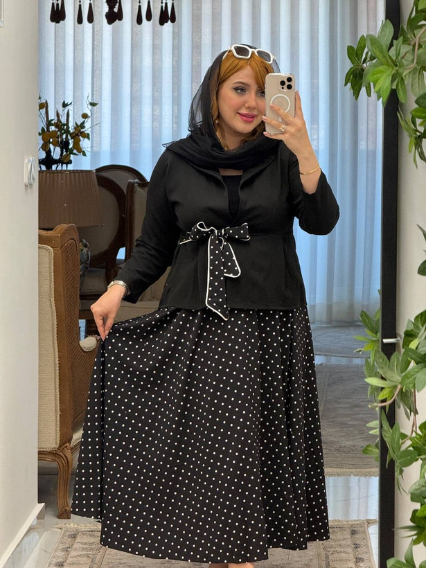ست کت و دامن زنانه مازراتی و بوگاتی اعلا مدل ریکا