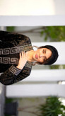 مانتو زنانه عبایی مخمل آینه ای